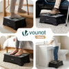 Marchepied pliant antiderapant 39.5x24x13 cm plastique noir - vuunut.com