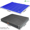 Matelas panier pour chien avec tapis gel rafraichissant amovible 75x50cm - vuunut.com