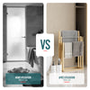 Porte serviettes sur pied en bambou 3 niveaux - vuunut.com