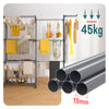 Sechoir a linge etendoir extensible 4 Niveaux 190x64x170cm gris - vuunut.com