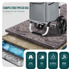 Chariot de course pliable aluminium 2 roues gris - vuunut.com