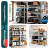Etagères de rangement charge lourde robuste à 4 niveaux 80x40x160cm - vuunut.com