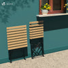 Ensemble bistro extérieur 1 table 2 chaises bois - vuunut.com