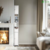 Meuble rangement salle de bain Haut colonne 180x20x20cm MDF blanc - vuunut.com