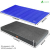 Matelas panier pour chien avec tapis gel rafraichissant amovible 115x80cm - vuunut.com