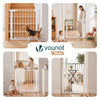Barriere de securite a pression sans percage Largeur 75-82cm Metal blanc - vuunut.com