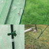 Serre de jardin hivernage dome avec bache PE 160x160x180cm Vert - vuunut.com