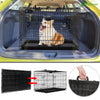 Cage pour chien pliable avec 2 portes verrouillable plateau amovible et housse de protection 92x58x64cm - vuunut.com