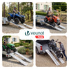 Rampe de chargement pliable Lot de 2 pcs en acier galvanise 160cm - vuunut.com