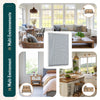 Store moustiquaire pour fenetre enroulable et recoupable en pvc L130 x H160 cm Blanc - vuunut.com