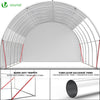 Serre de jardin Toute Saison 18m2 avec portes laterales - vuunut.com