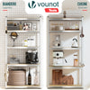 Etagères de rangement charge lourde robuste à 5 niveaux 90x40x180cm - vuunut.com