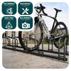 Ratelier range velo acier mural et sol 5 vélos Noir - vuunut.com