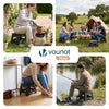 Tabouret pliant antiderapant 32x25x22 cm plastique noir - vuunut.com