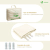 Voile d'ombrage Triangle en Polyester Imperméable avec Kit de Montage 5x5x5m Beige - vuunut.com