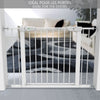 Barriere de Securite porte et escalier 100-108cm blanc pour animaux - vuunut.com