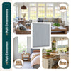 Store moustiquaire pour fenetre enroulable et recoupable en pvc L150 x H160 cm Blanc - vuunut.com