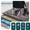 Chariot de courses pliable monte escalier aluminium avec sac isotherme noir - vuunut.com