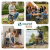 Tabouret pliant antiderapant 39x32x40 cm plastique gris - vuunut.com