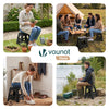 Tabouret pliant antiderapant 39x32x40 cm plastique noir - vuunut.com