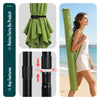 Parasol de jardin inclinable avec aeration et sac bandouliere 270cm vert olive - vuunut.com