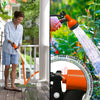 Tuyau d’Arrosage Extensible 15m avec Accessoires orange - vuunut.com