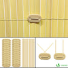 Canisse PVC brise vue ultra renforce avec attaches de fixation 90x300cm beige - vuunut.com