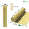 Canisse PVC brise vue ultra renforce avec attaches de fixation 80x300cm beige - vuunut.com