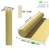 Canisse PVC brise vue ultra renforce avec attaches de fixation 90x300cm beige - vuunut.com