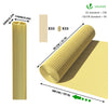 Canisse PVC brise vue ultra renforce avec attaches de fixation 90x500cm beige - vuunut.com
