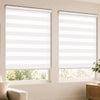 Lot de 2 Store enrouleur jour nuit double 90x150cm Blanc - vuunut.com