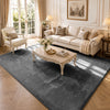 Tapis de salon poils ras doux antiderapant 200x300cm uni anthracite - vuunut.com
