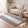 Tapis de salon poils ras doux antiderapant 120x160cm uni gris - vuunut.com