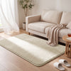 Tapis de salon poils ras doux antiderapant 120x160cm uni beige - vuunut.com