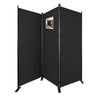 Paravent interieur separateur 3 panneaux autoportant pliable 262 x 30 x 173 cm Anthracite - vuunut.com