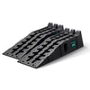 Lot 2 rampes nivellement voiture 5T cale d’acces PP 91x30.5x22cm noir - vuunut.com
