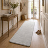 Tapis de salon poils ras doux antiderapant 60x180cm uni gris - vuunut.com