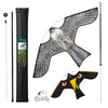 Lot de 2 Cerf volant anti oiseaux effaroucheur avec mat Faucon modele A et G - vuunut.com