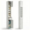 Meuble rangement salle de bain Haut colonne 180x20x20cm MDF blanc - vuunut.com