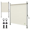 Store vertical sans percage extensible exterieur 200x310cm polyester beige - vuunut.com