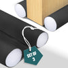 Lot de 3 Boudins de Porte Isolants coupe froid Découpables 96cm Noir - vuunut.com