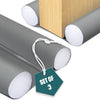Lot de 3 Boudins de Porte Isolants coupe froid Découpables 96cm Gris - vuunut.com