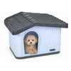 Maison pour chat chien plastique interieur exterieur 60x51x41cm Blanc - vuunut.com