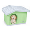 Maison pour chat chien plastique interieur exterieur 60x51x41cm Vert - vuunut.com