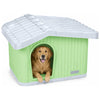 Maison pour chat chien plastique interieur exterieur 75x63x51cm Vert - vuunut.com