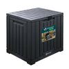 Coffre de Rangement Exterieur 126L en PP avec Système de Verrouillage 56x44x53CM Anthracite - vuunut.com