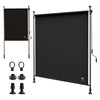 Store vertical sans percage extensible exterieur 200x310cm polyester anthracite - vuunut.com