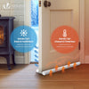 Lot de 4 Boudins de Porte Isolants coupe froid Découpables 96cm Blanc - vuunut.com