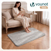 Tapis de salon poils ras doux antiderapant 80x150cm uni gris - vuunut.com