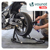 Bequille Moto roue arriere charge max 390 kg acier Noir - vuunut.com